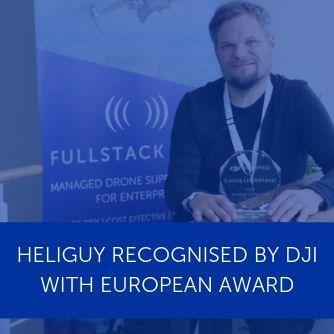 Heliguy recognised by DJI Enterprise with European award