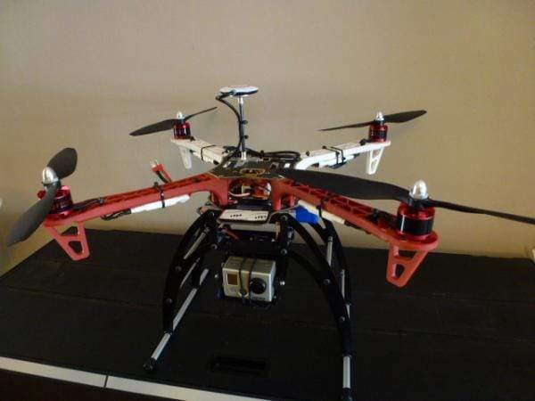 A Quadcopter to Carry a GoPro Camera
