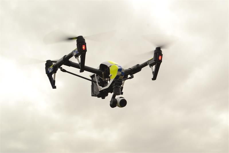 More UK Police Drone Trials with DJI Inspire Quadcopter