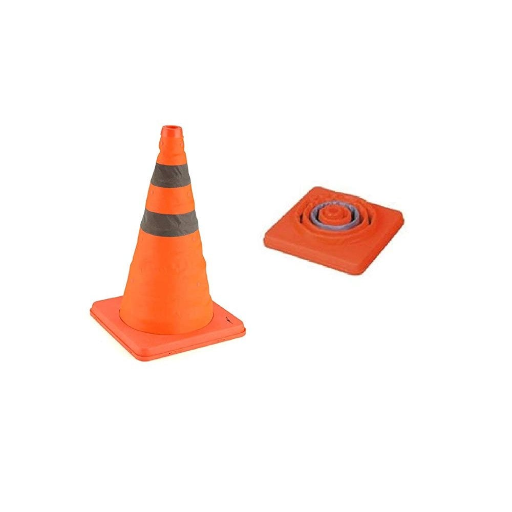Xpose Safety - Collapsible Cone: Plastic, Orange - 13064985 - MSC