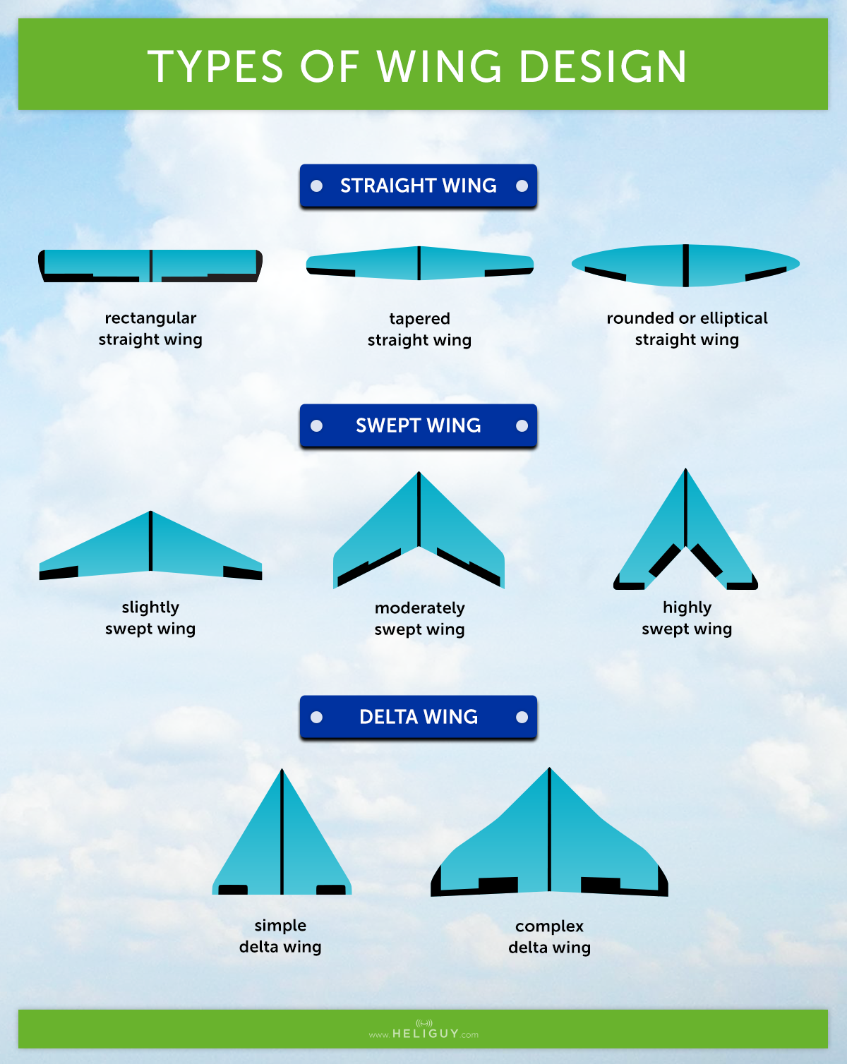 Plane Wing Types