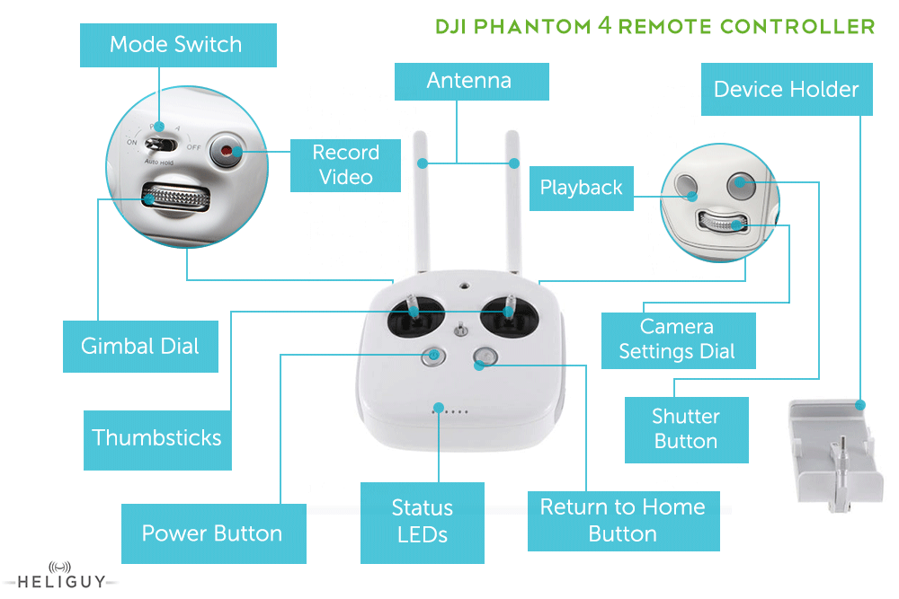 phantom 4 advanced remote controller