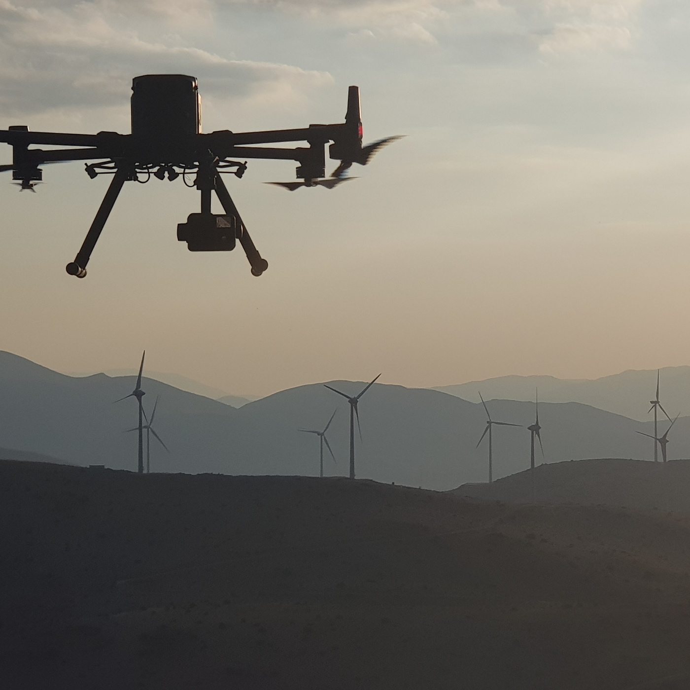 Drones for wind turbine inspection