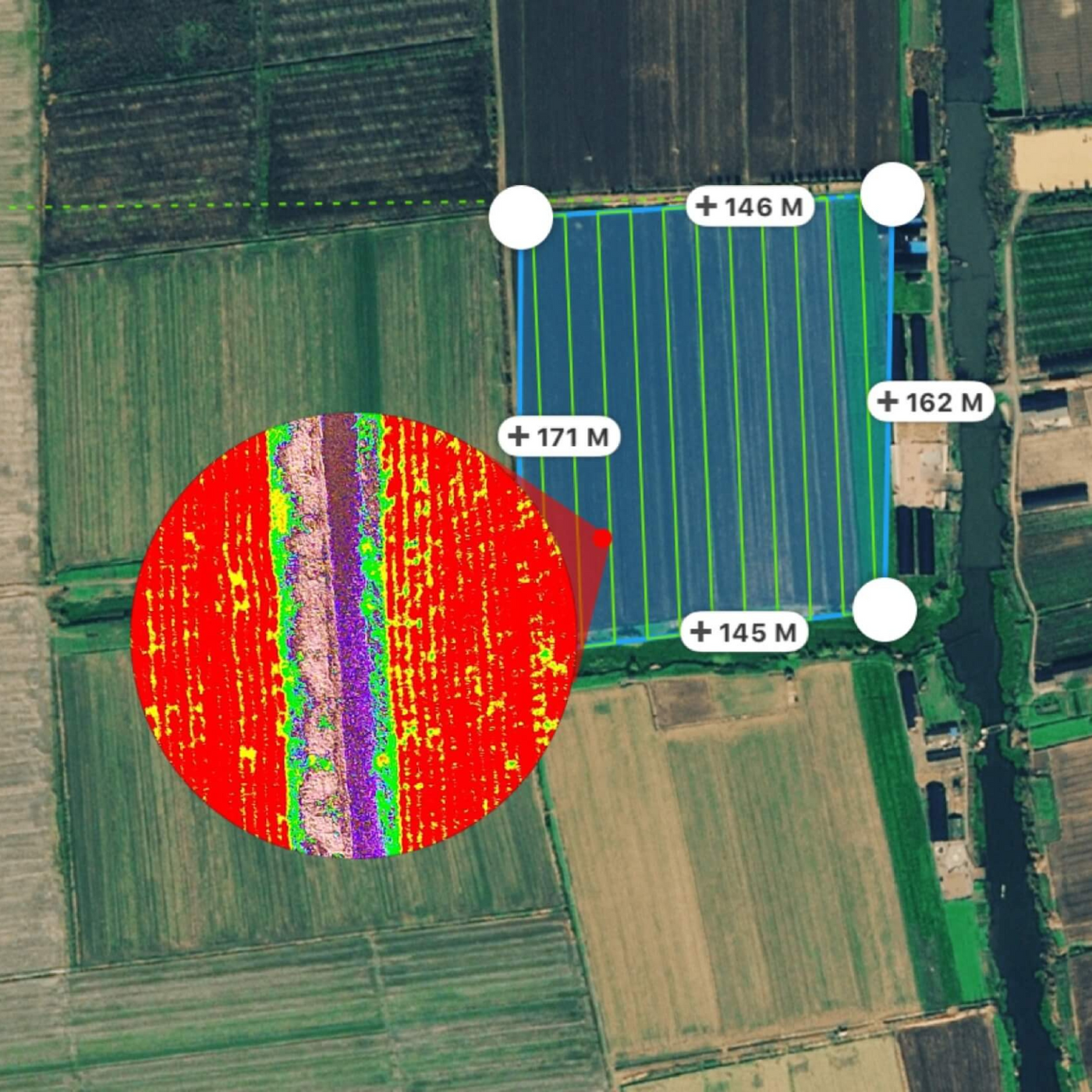 Using drones for multispectral imagery.