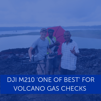 Customised DJI M210 Drone ‘Most Versatile’ For Volcano Gas Inspections
