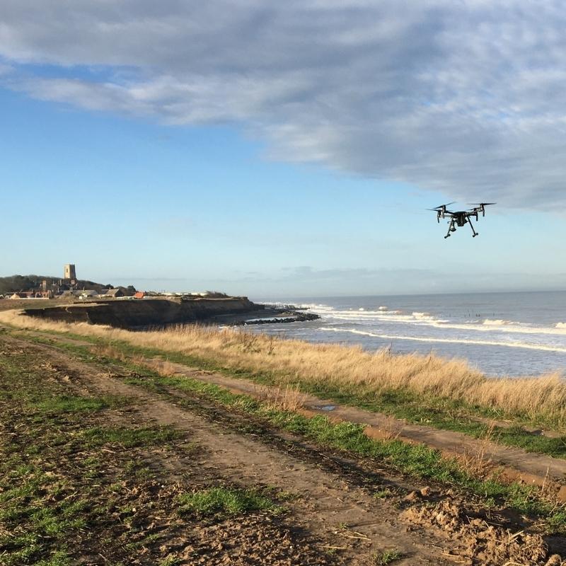 Monitoring Coastal Erosion With Drones